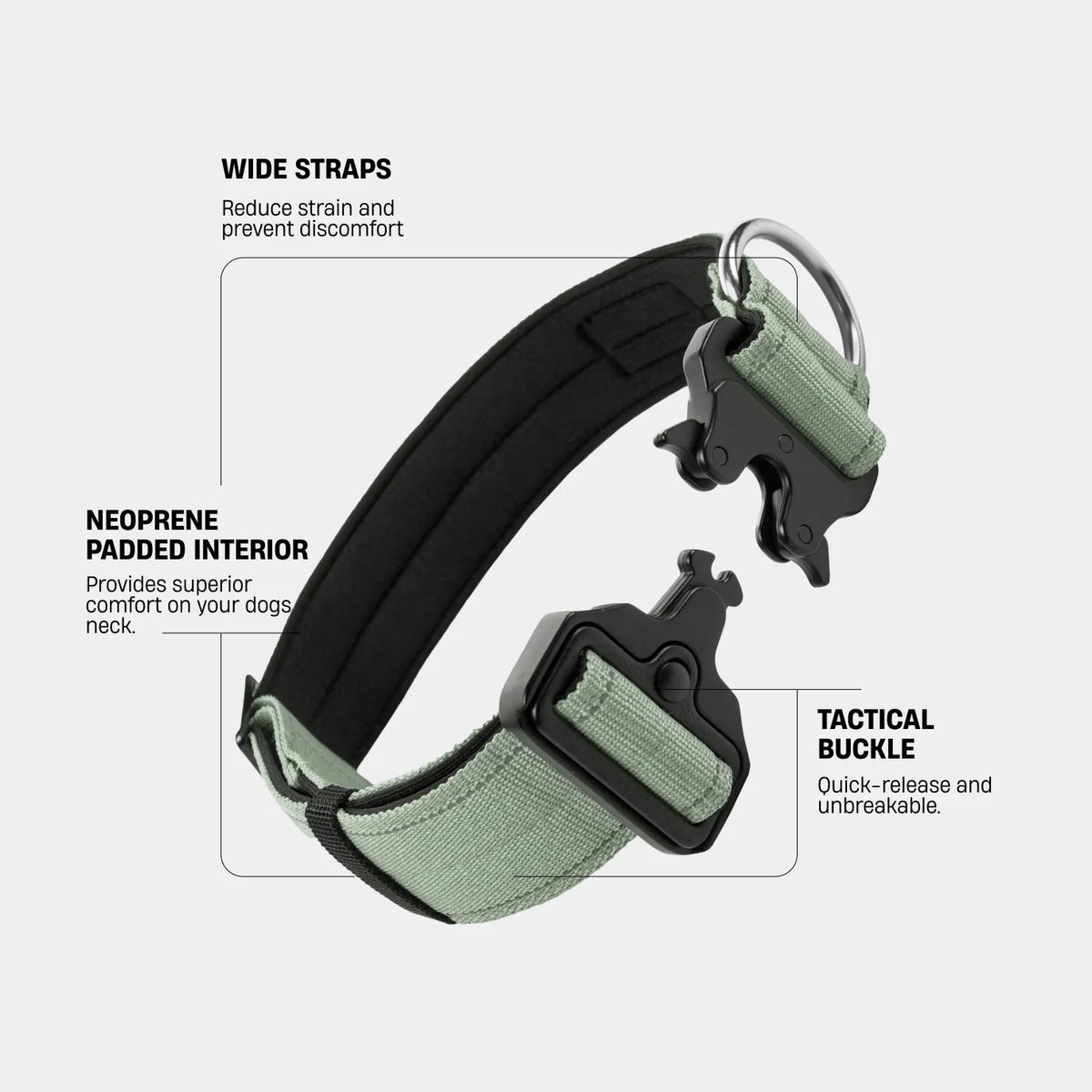 Collar Walk Set - Khaki