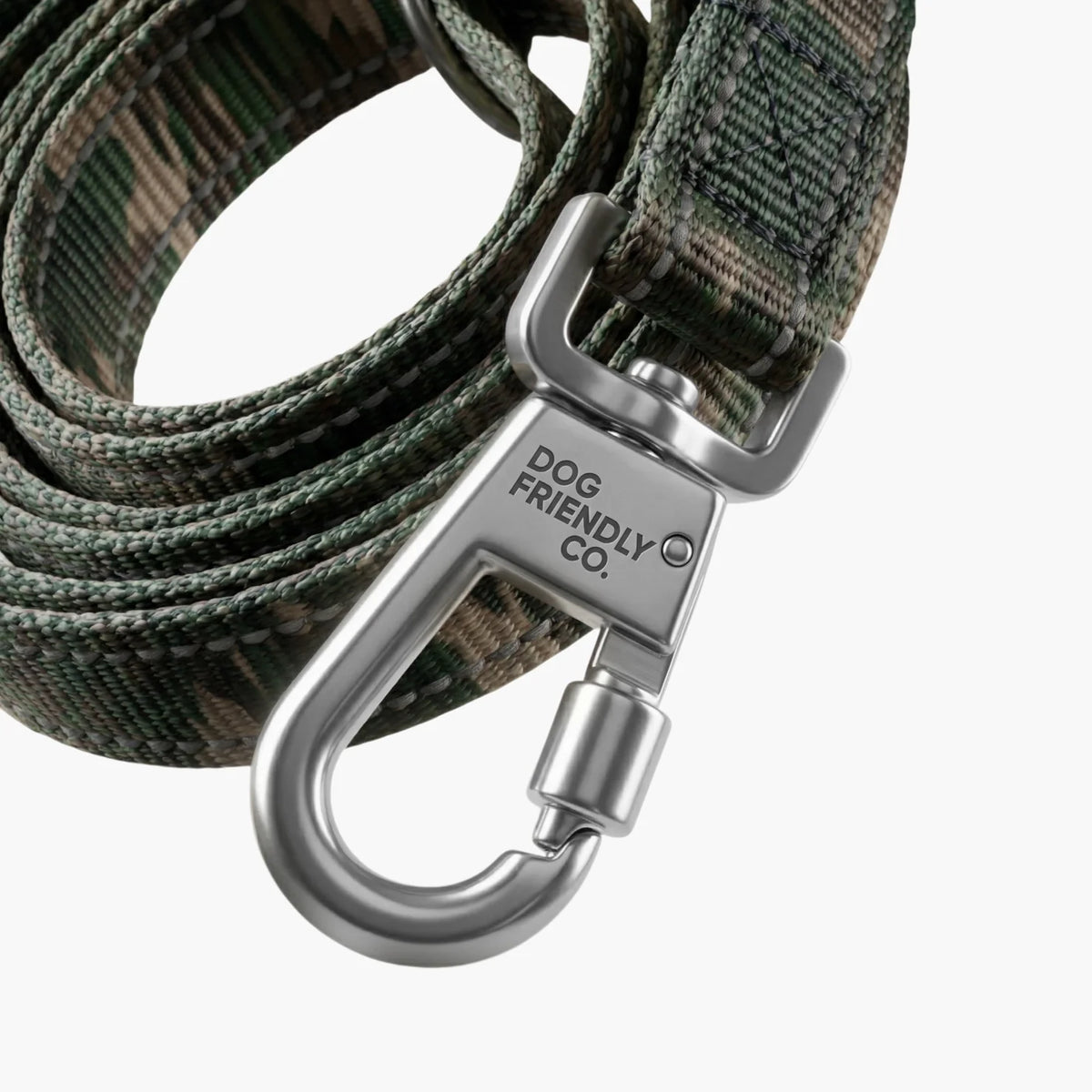 Short Trainer Dog Leash - Green Camo