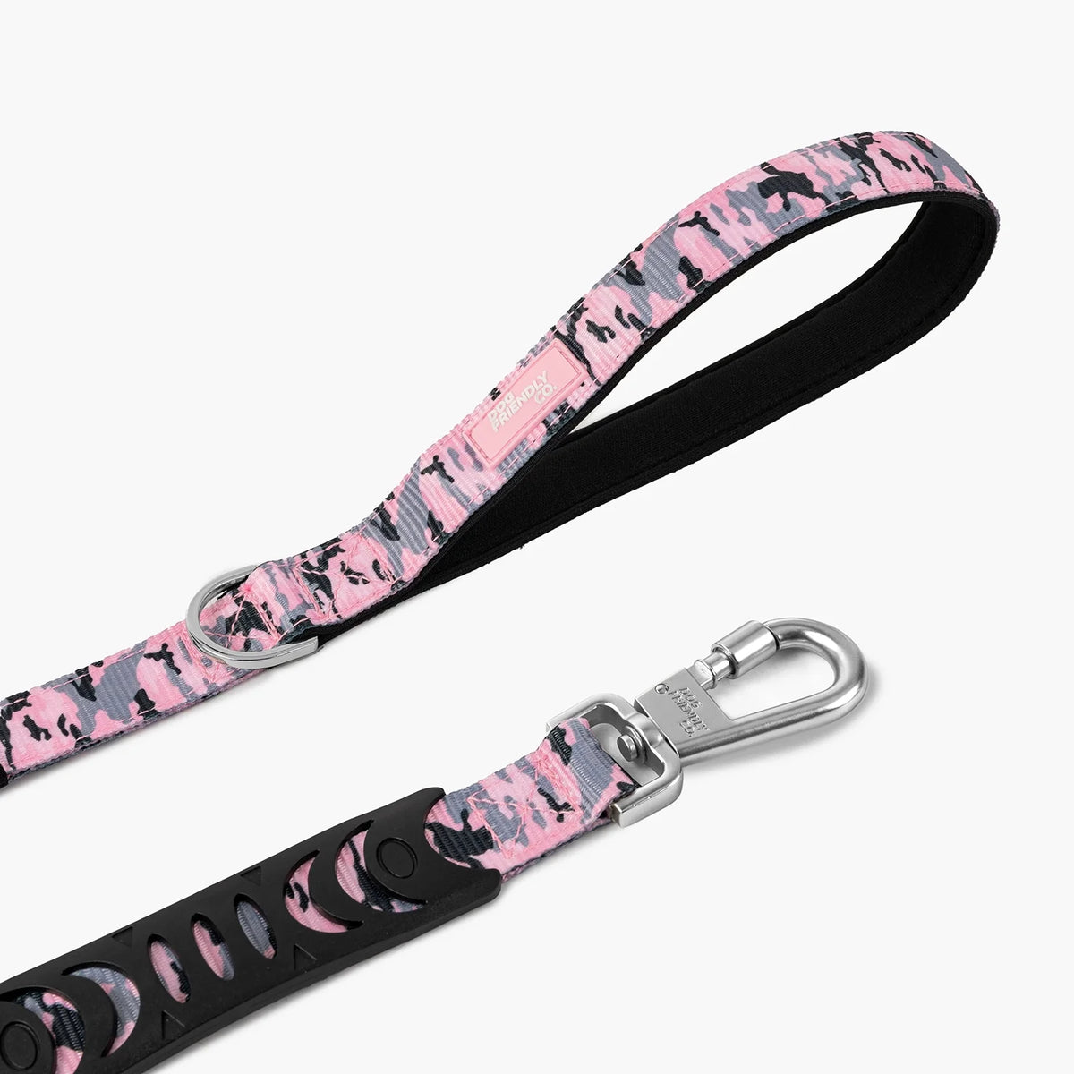 Short Trainer Dog Leash - Pink Camo