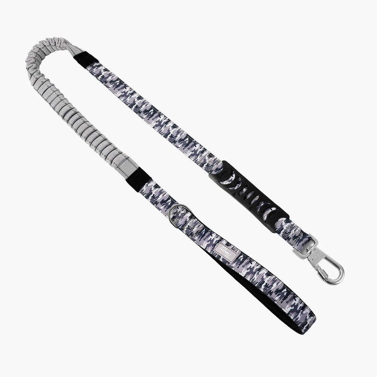 Bungee Dog Leash - Grey Camo
