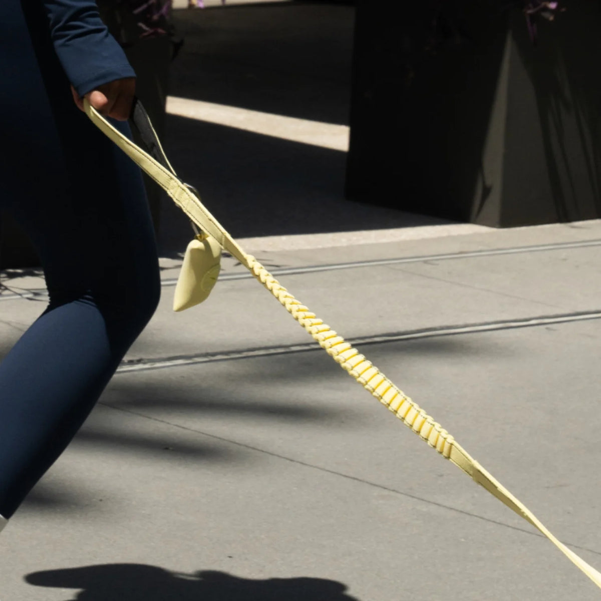 Bungee Dog Leash - Yellow