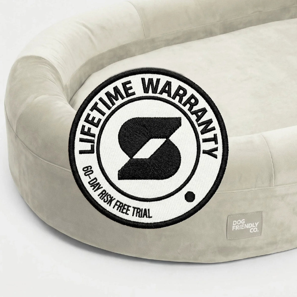 Chill Pill Velvet Easy Fit Cover - Beige