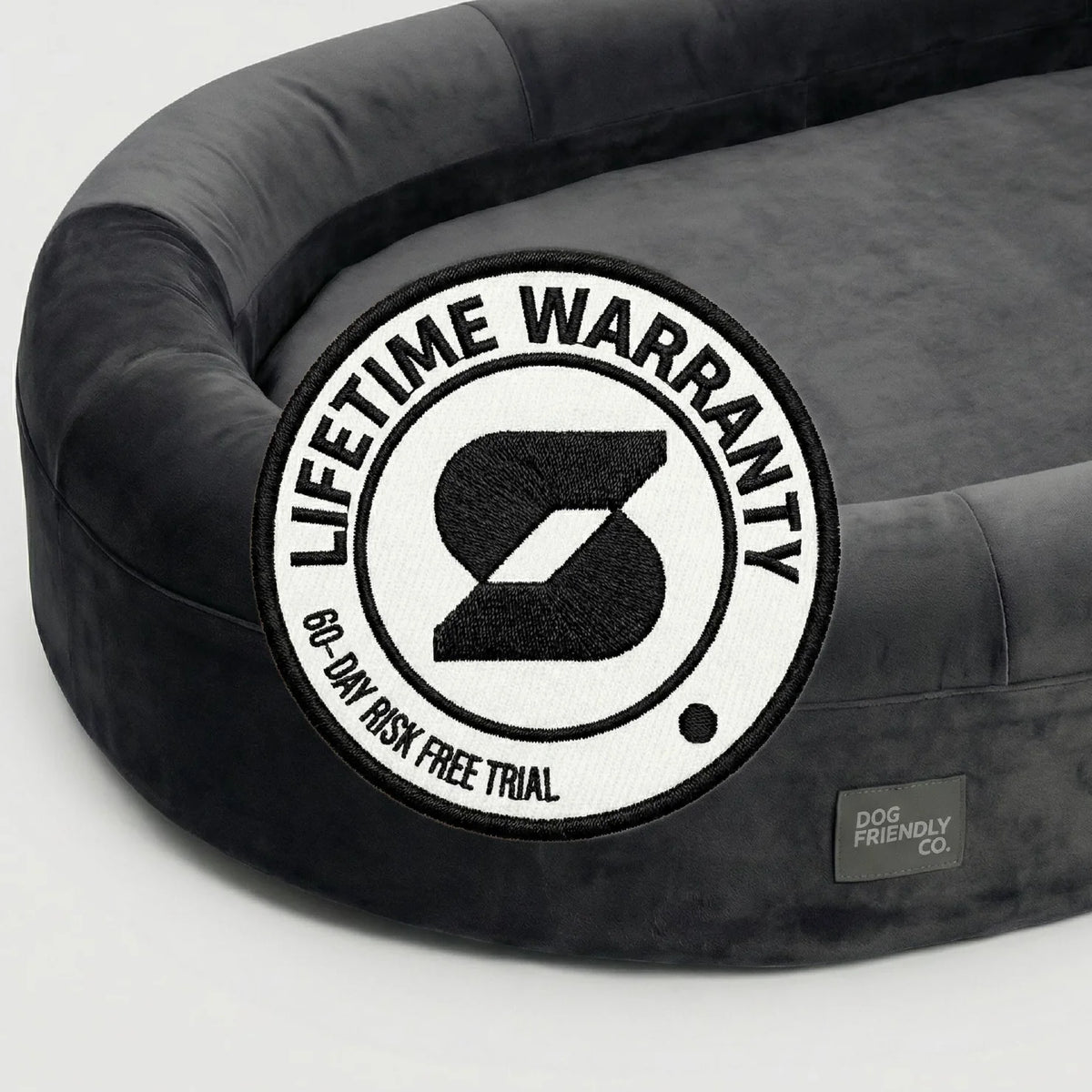 Chill Pill Velvet Easy Fit Cover - Charcoal