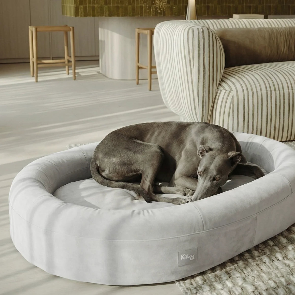Chill Pill Velvet Easy Fit Cover - Grey