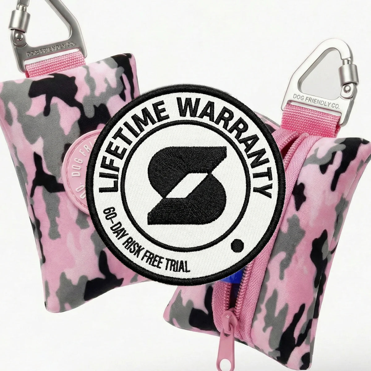 Collar Walk Set - Pink Camo