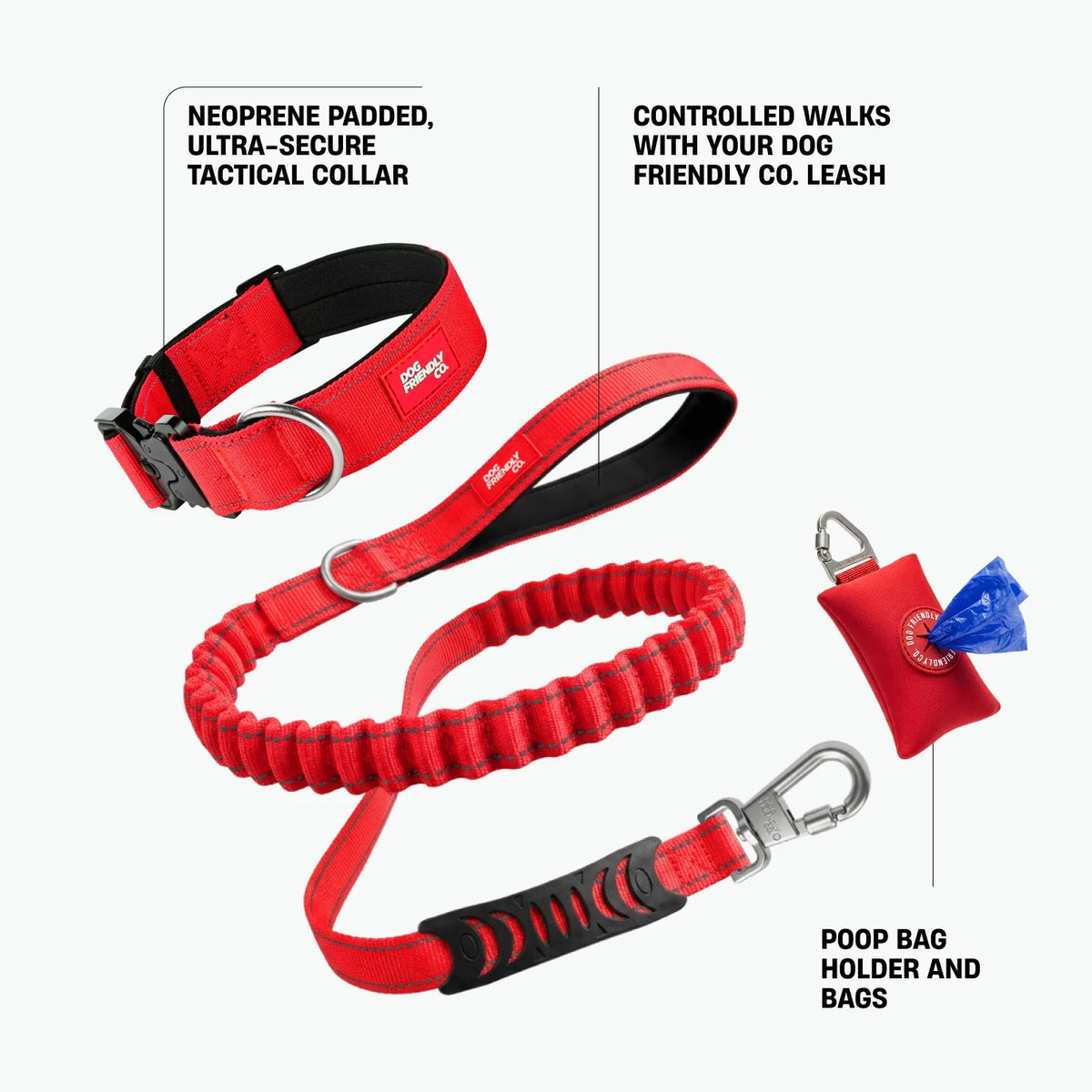Collar Walk Set - Red