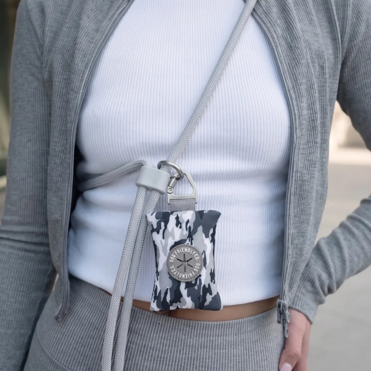 Hands Free Leash - Grey Camo
