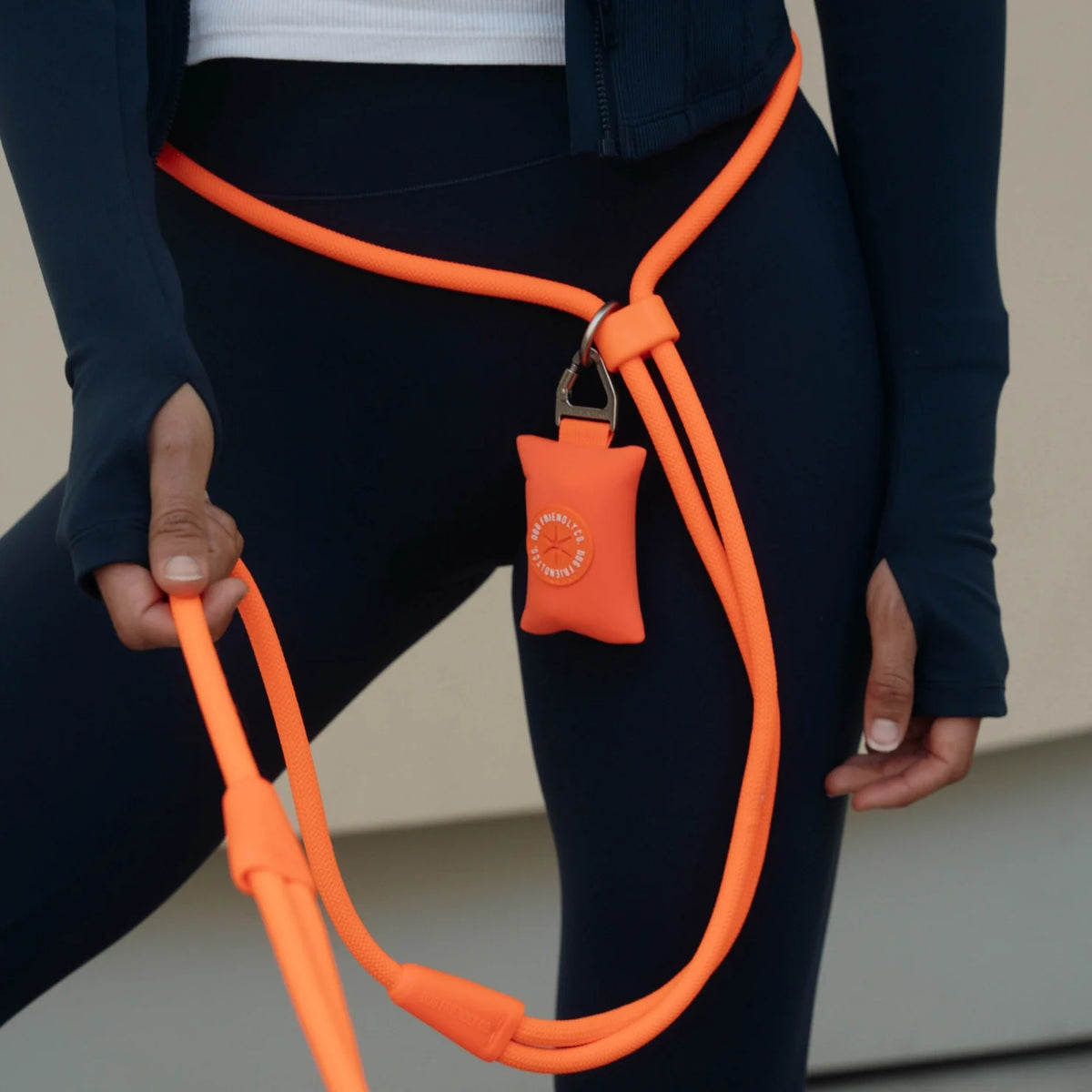 Hands Free Leash - Orange