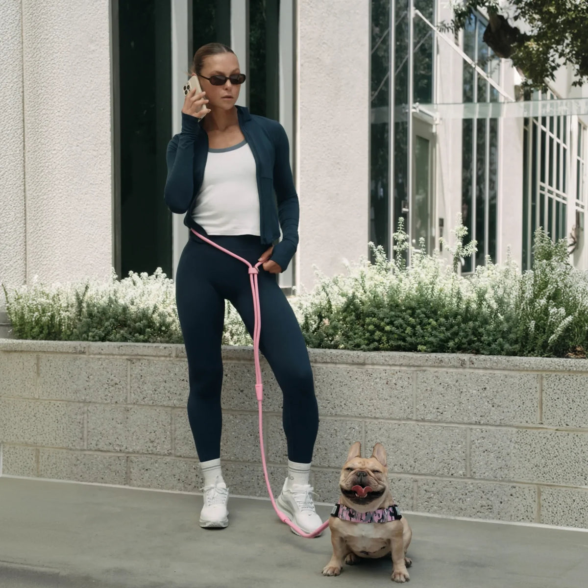 Hands Free Leash - Pink