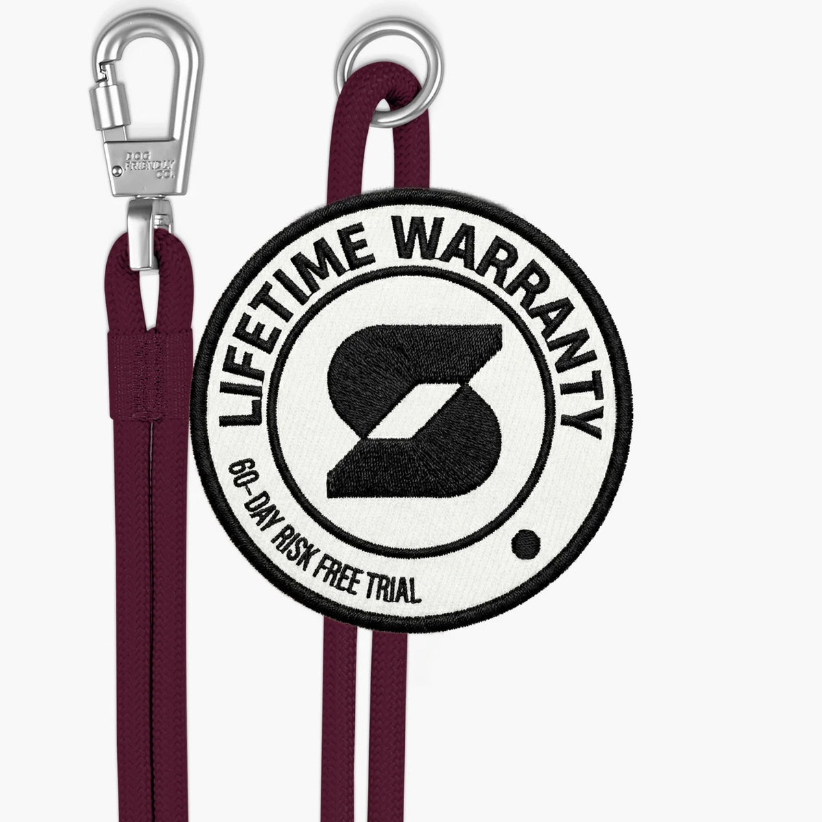 Hands Free Leash - Burgundy