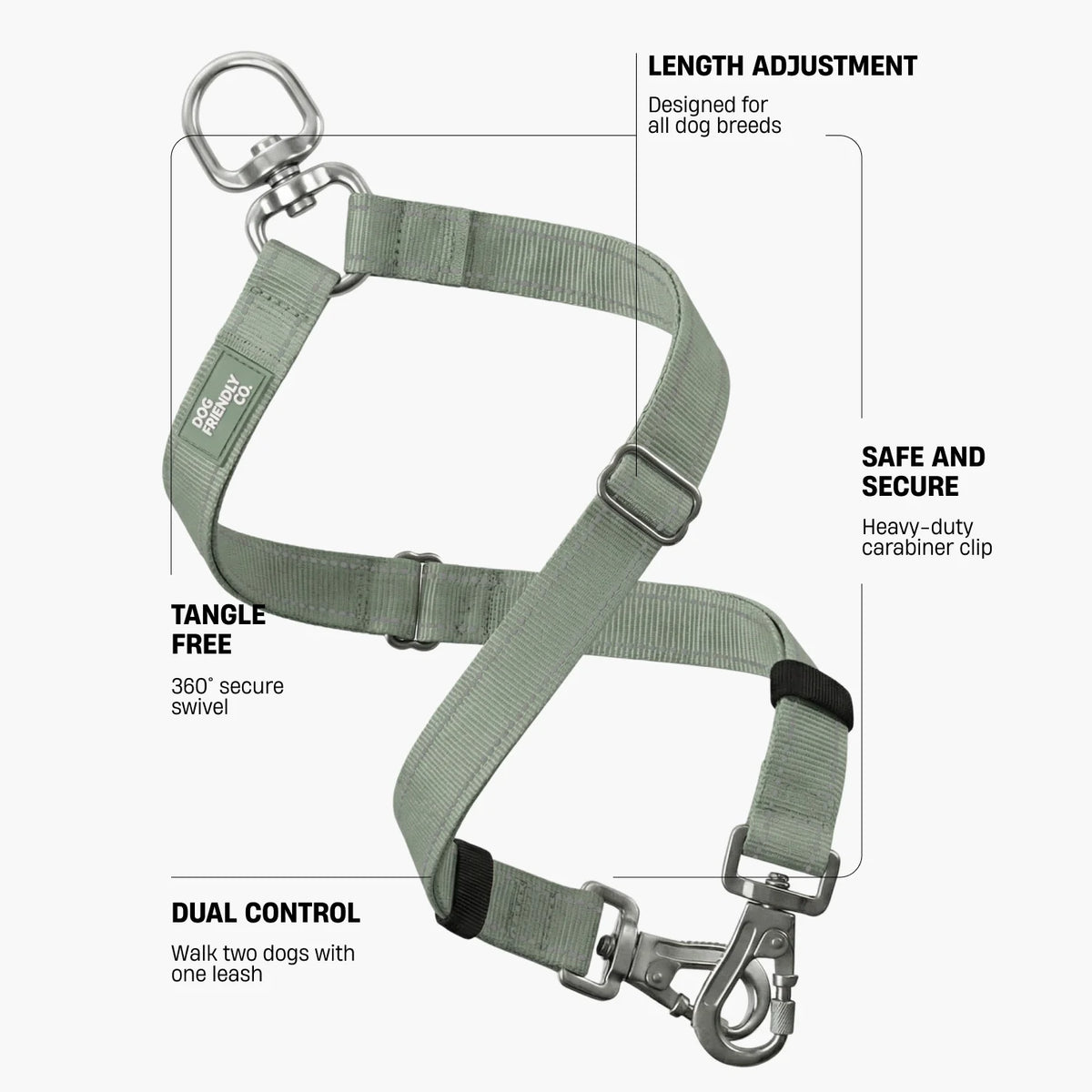 Leash Splitter - Khaki
