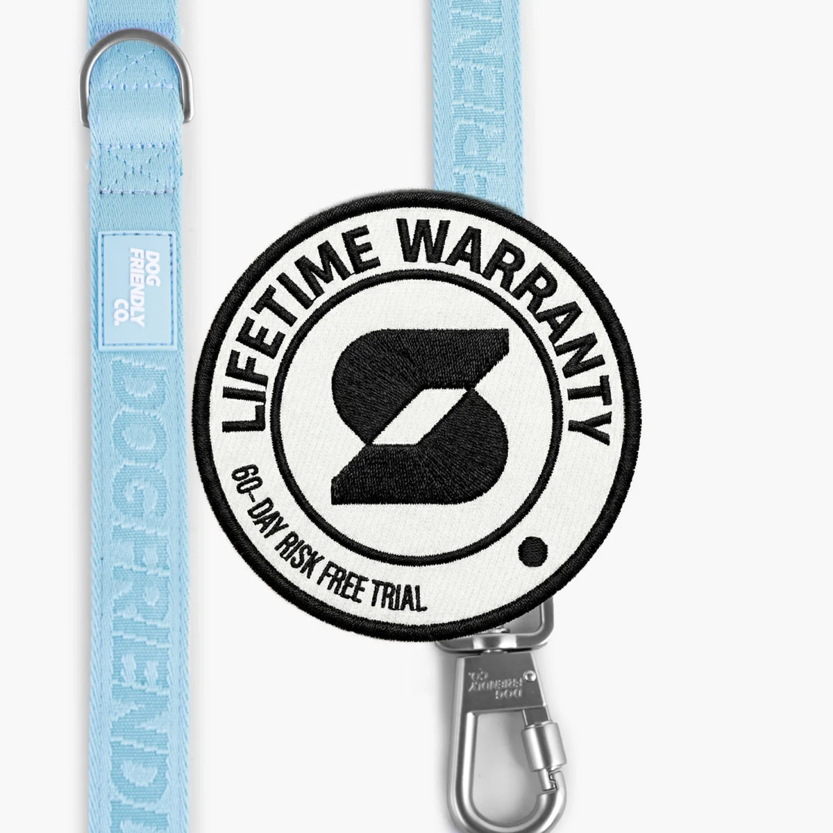 Long Dog Leash - Sky Blue