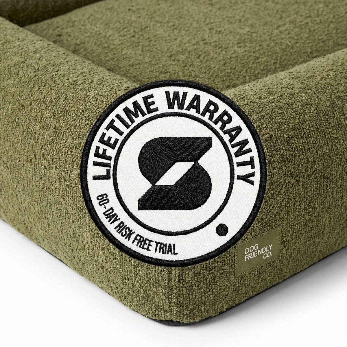 Bouclé Bed Replacement Cover - Green Bouclé