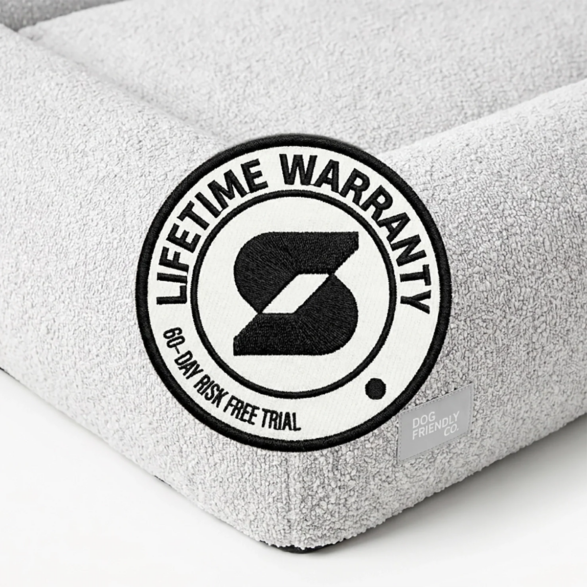 Bouclé Bed Replacement Cover - Grey Bouclé