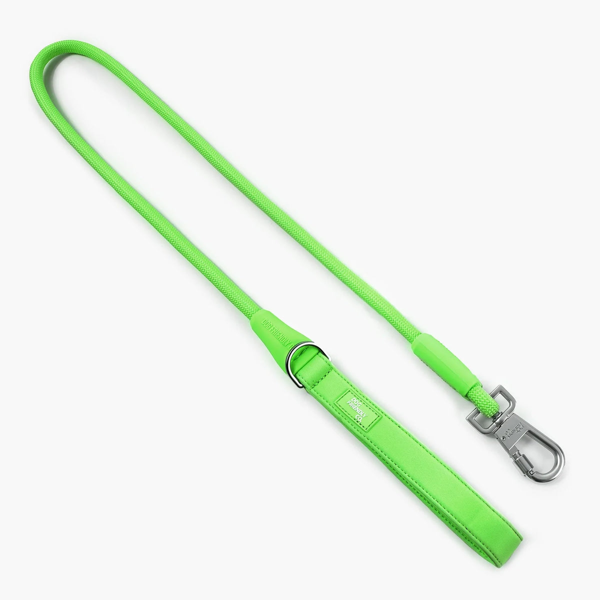 Rope Dog Leash - Neon Green