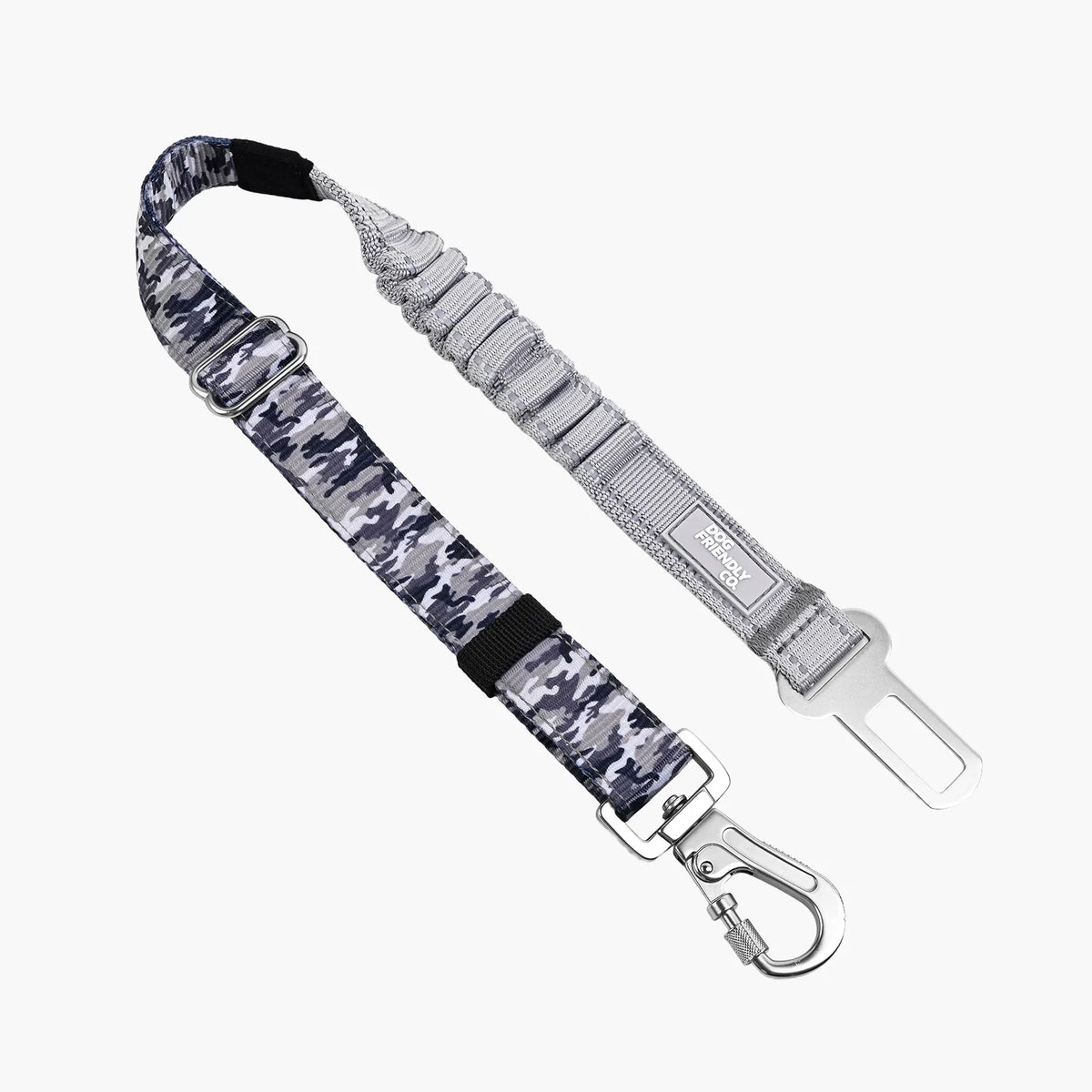Dog Seat Belt - Grey Camo