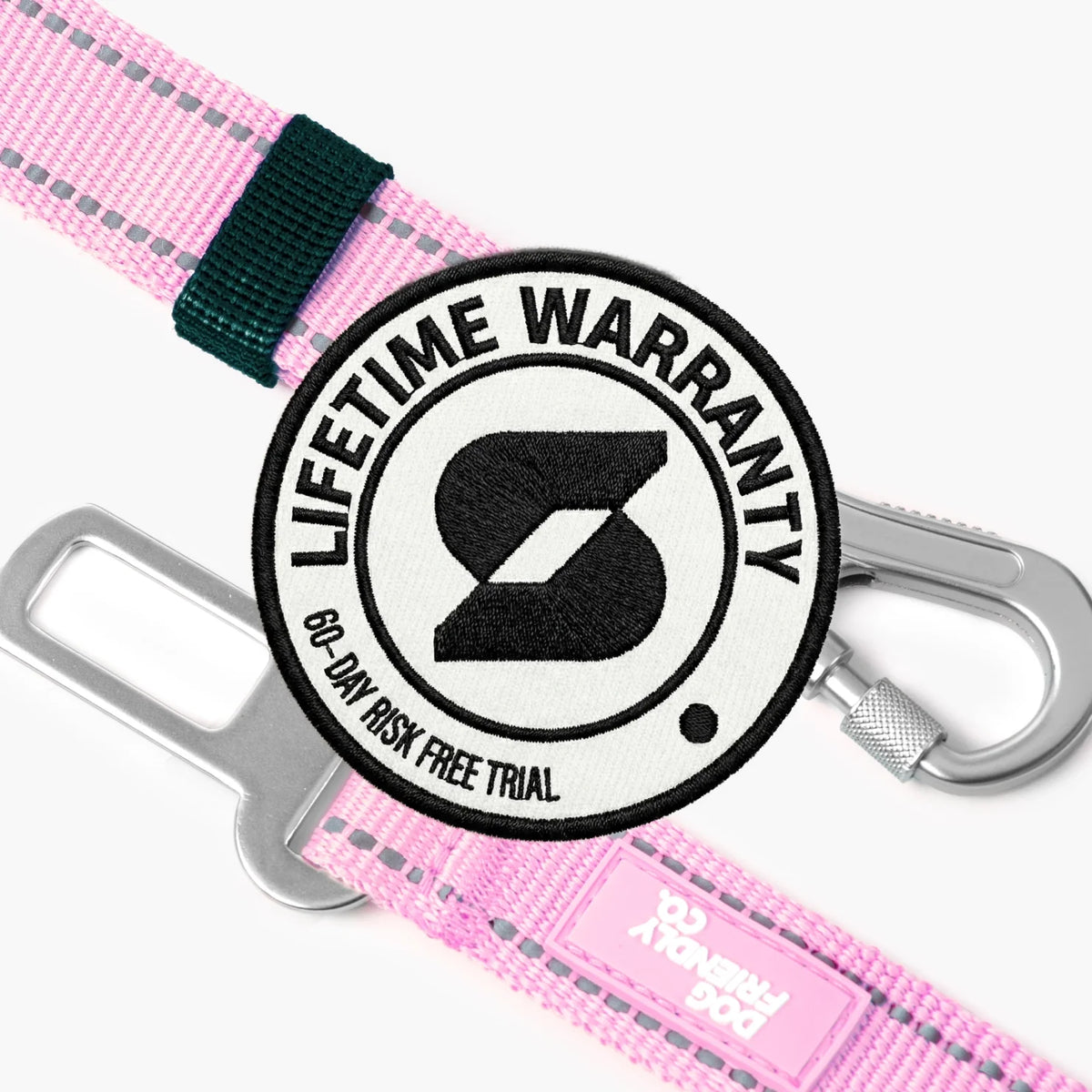 Dog Seat Belt - Pink