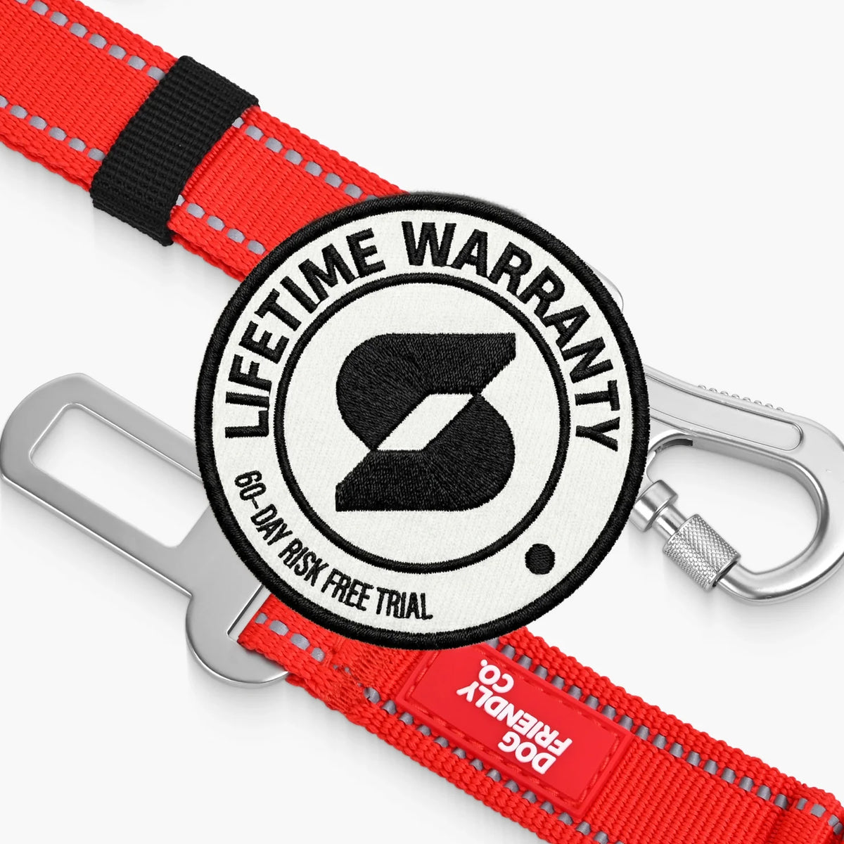 Dog Seat Belt - Red
