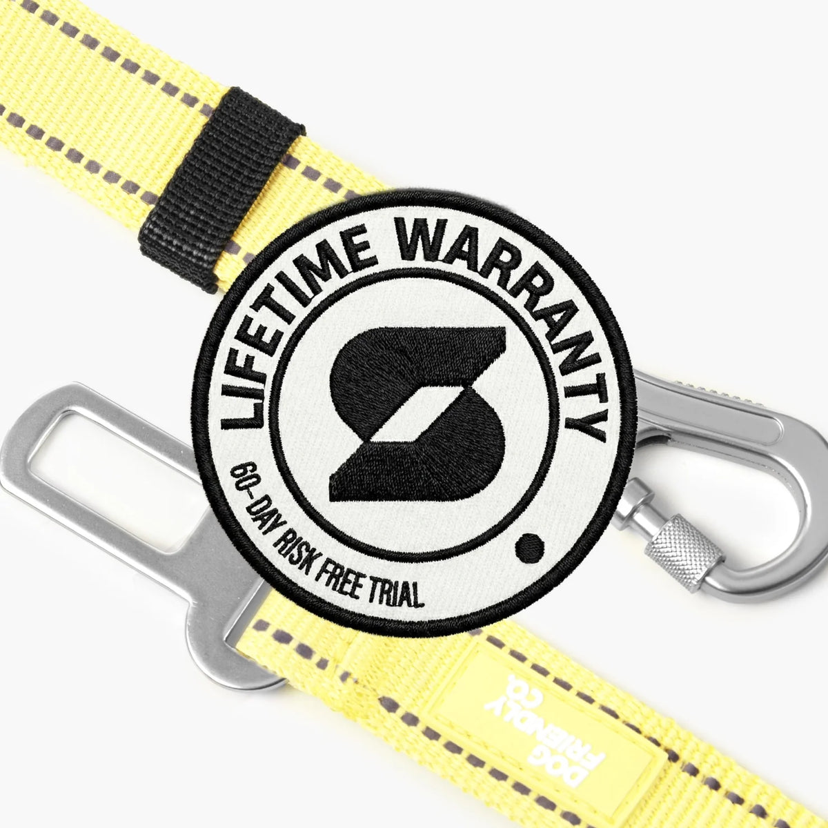 Dog Seat Belt - Yellow