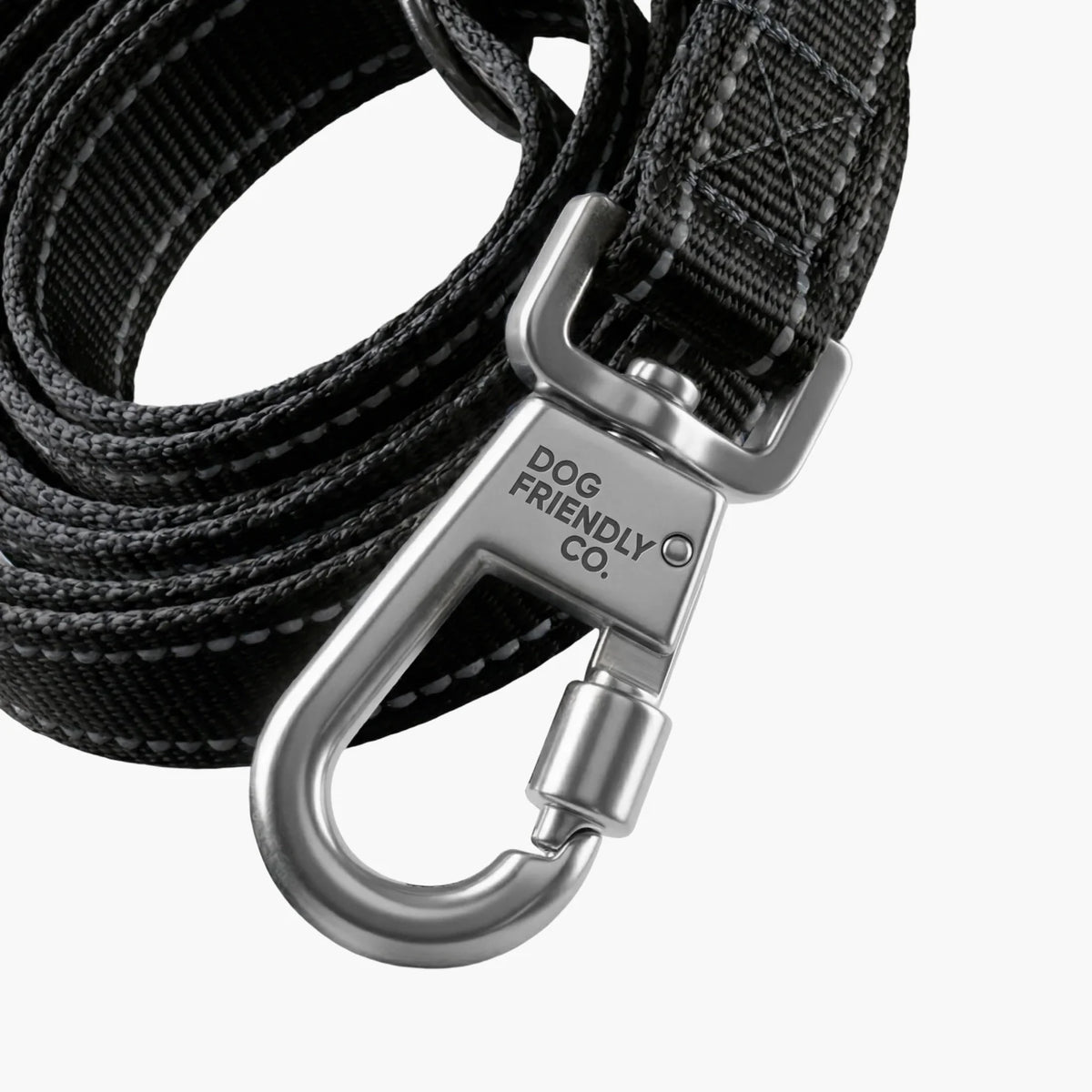 Short Trainer Dog Leash - Black