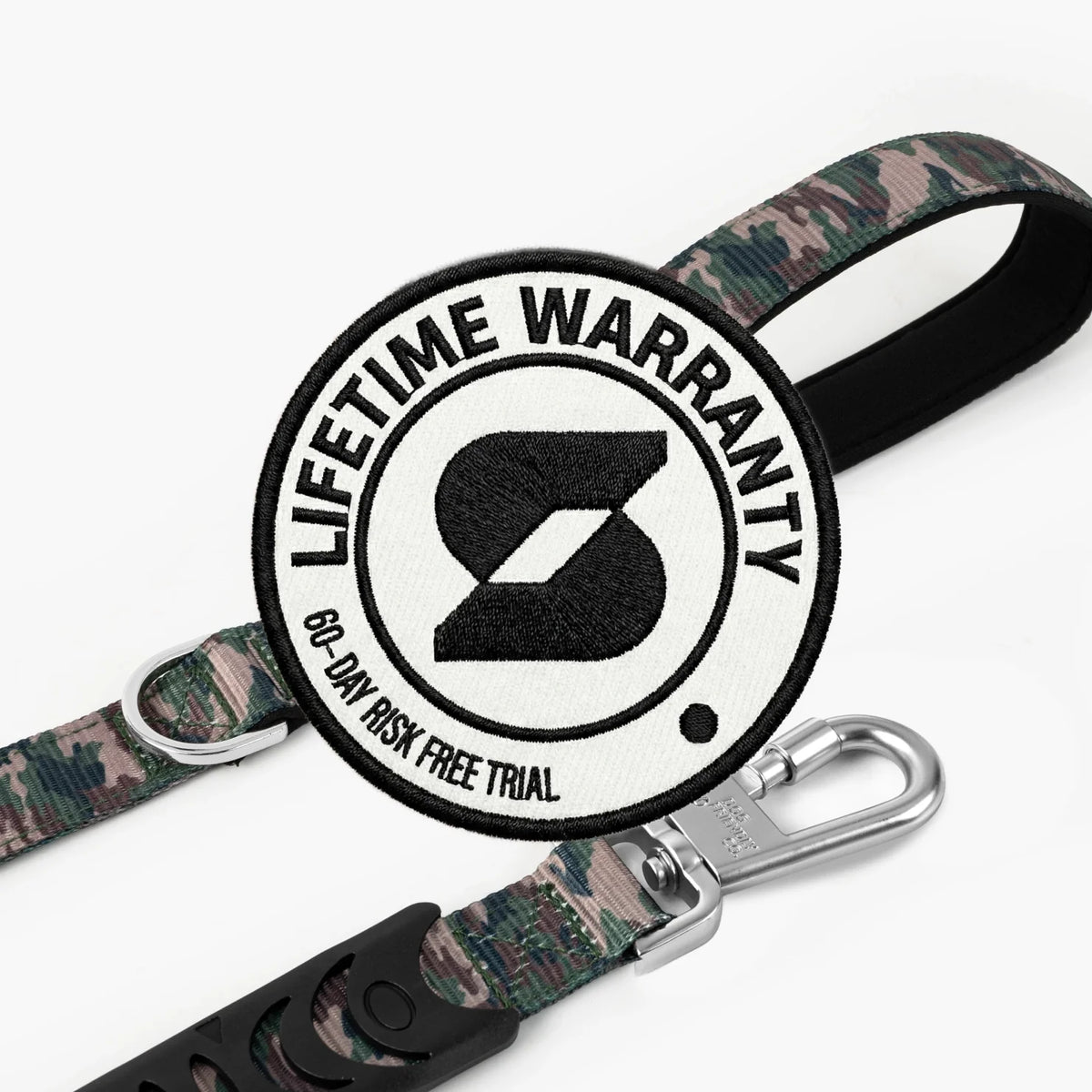 Short Trainer Dog Leash - Green Camo