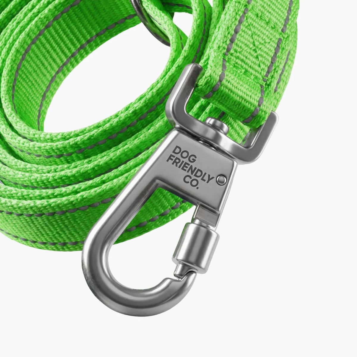 Short Trainer Dog Leash - Neon Green