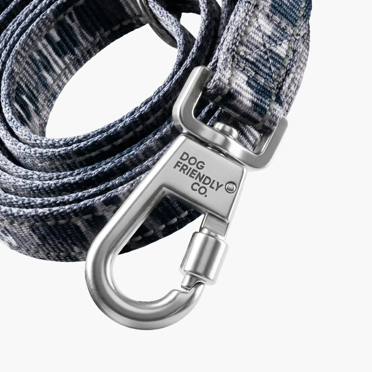 Short Trainer Dog Leash - Grey Camo