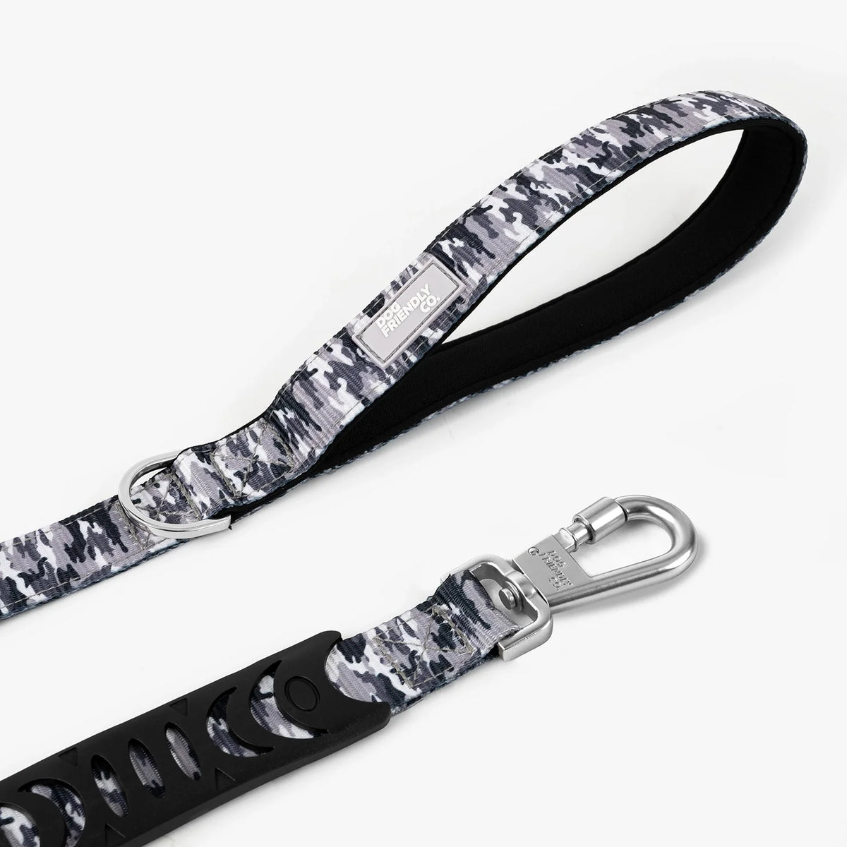 Short Trainer Dog Leash - Grey Camo