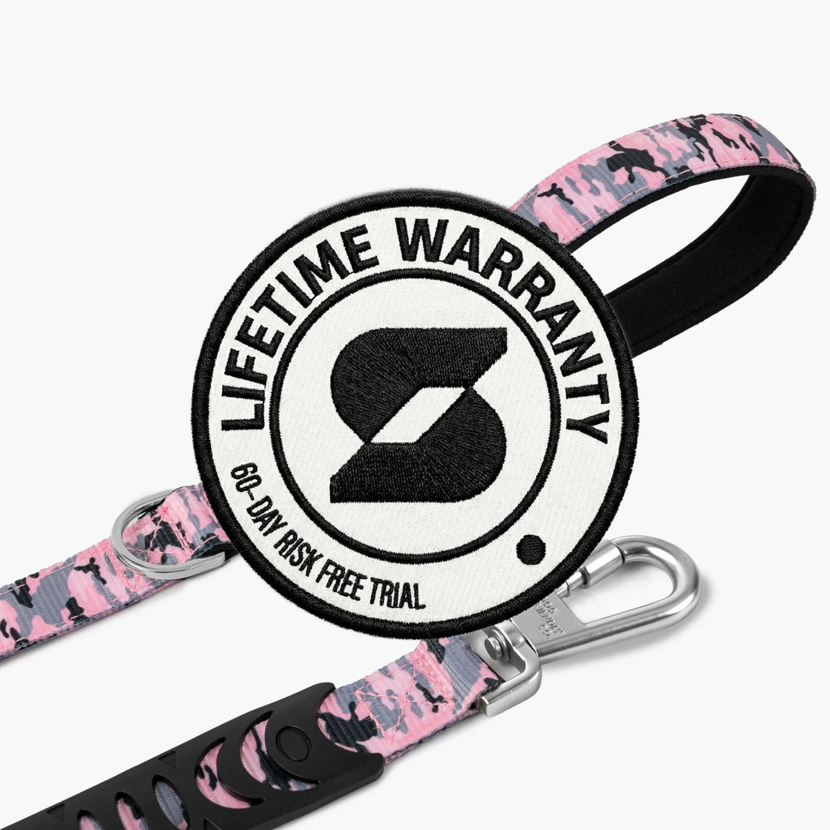 Short Trainer Dog Leash - Pink Camo