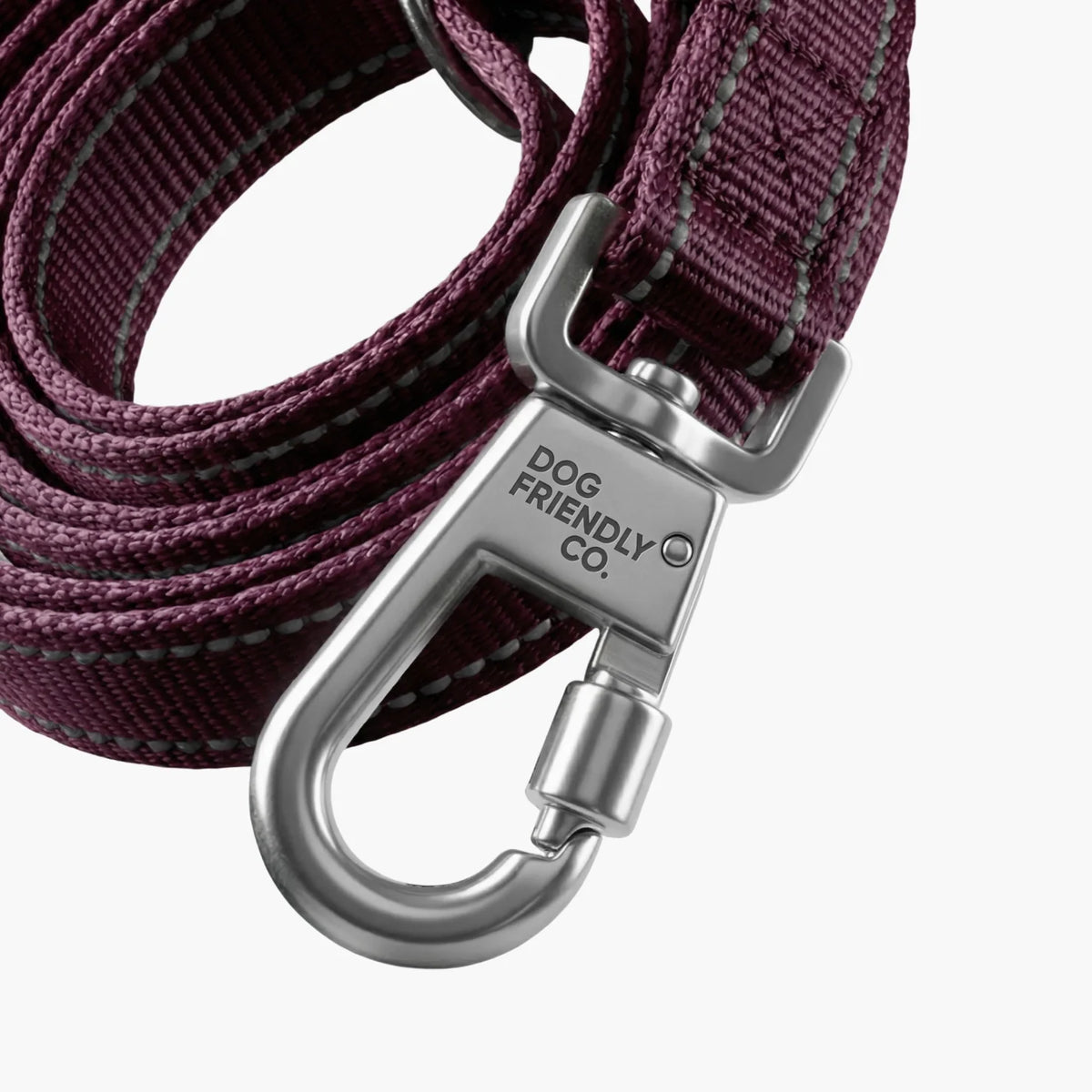 Short Trainer Dog Leash - Burgundy