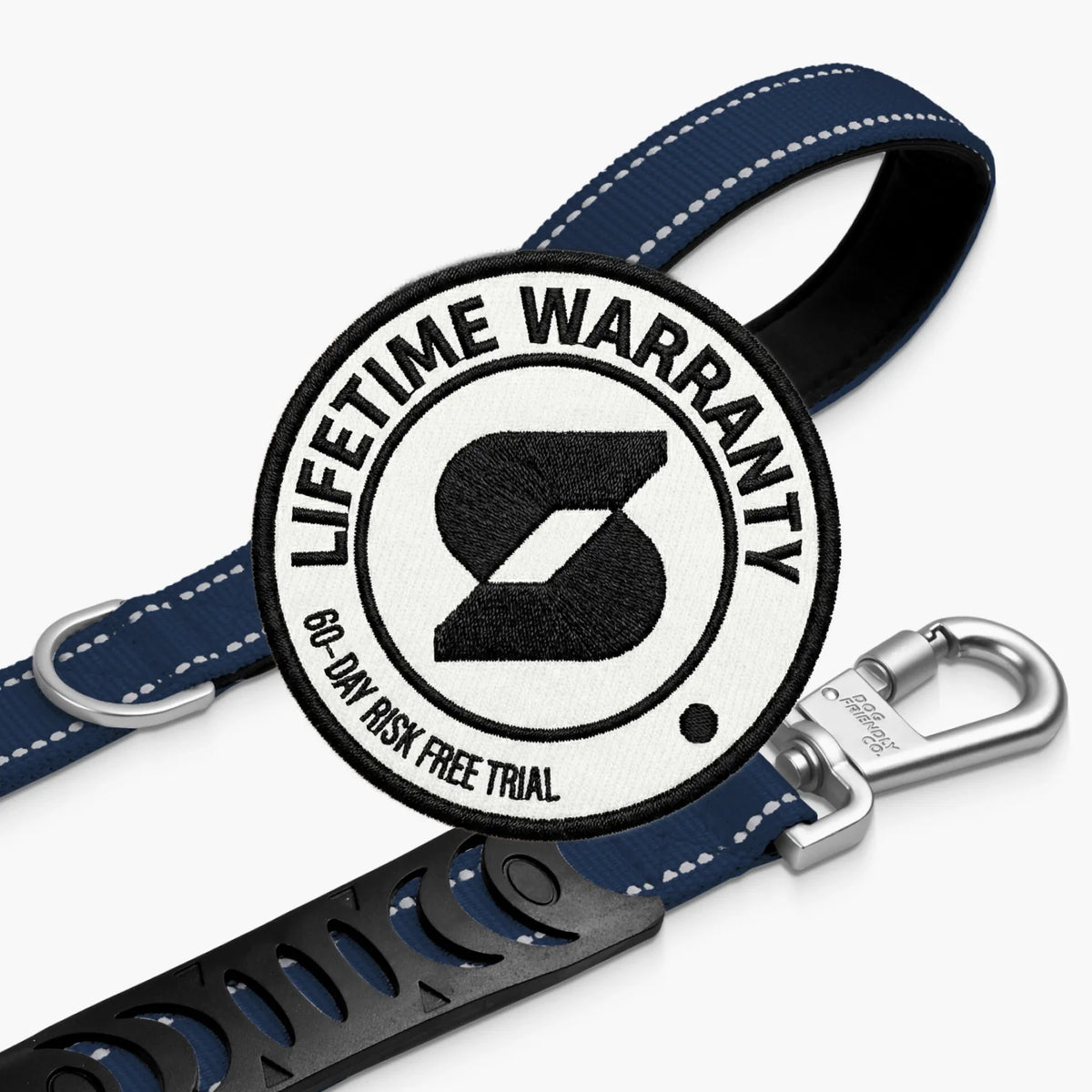 Short Trainer Dog Leash - Navy Blue