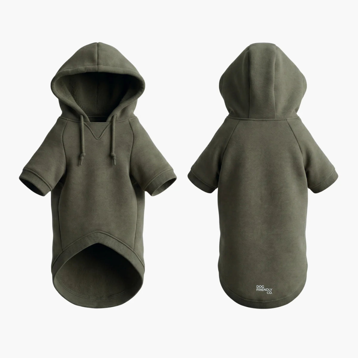 Signature Dog Hoodies - Khaki