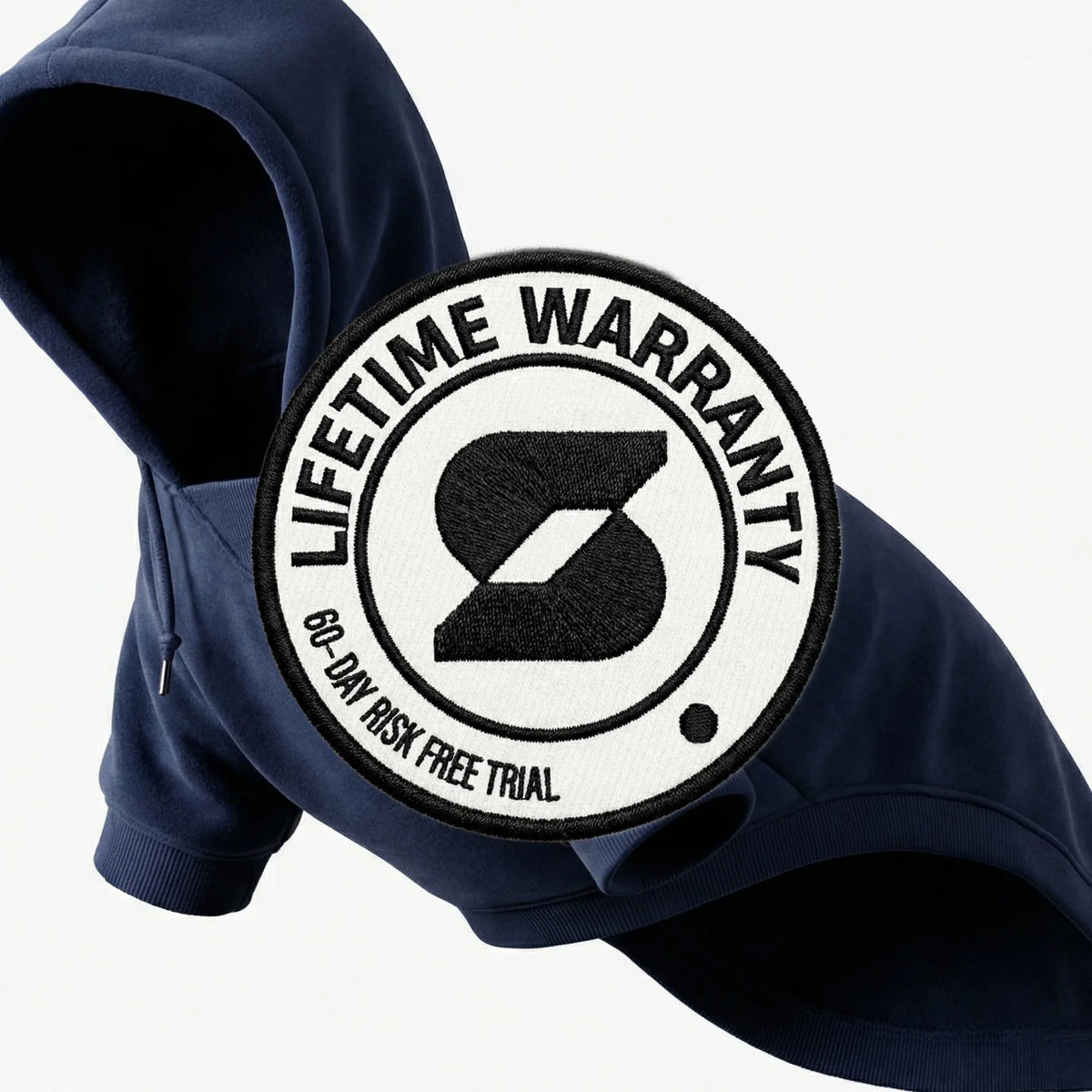 Signature Dog Hoodies - Navy Blue