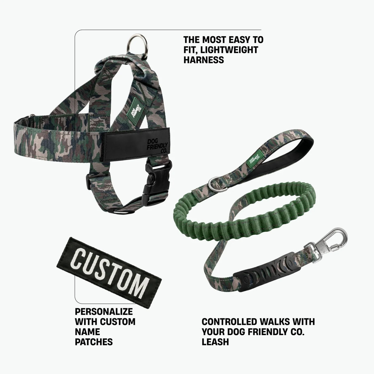 Signature Kit - Green Camo - FREE D-Ring