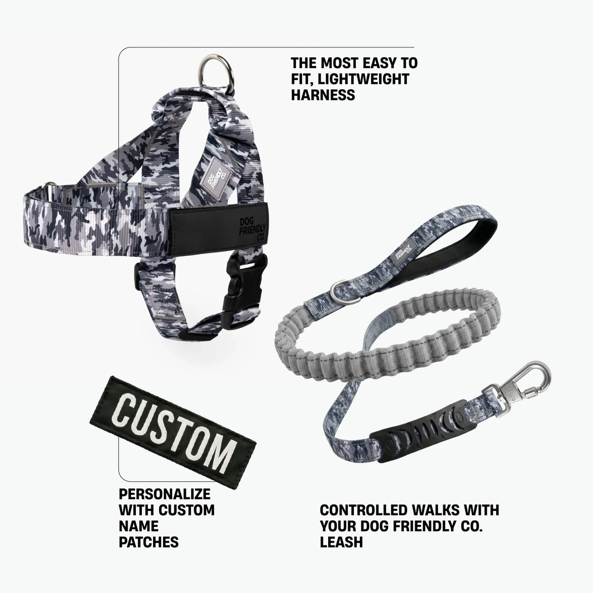 Signature Kit - Grey Camo - FREE D-Ring