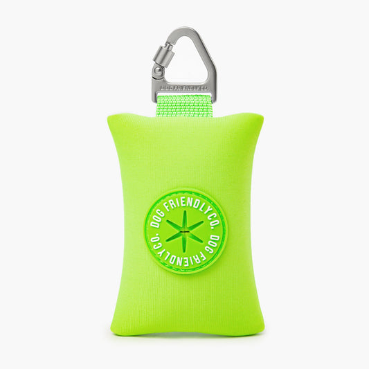 Dog Poop Bag Holder - Neon Green